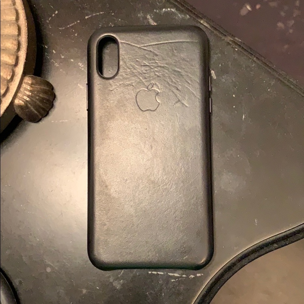 *SOLD!!* Leather iPhone X/XS case
